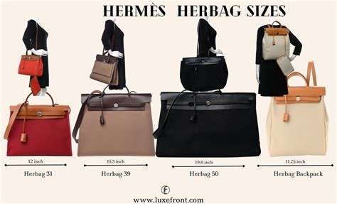 hermes herbag 31 size